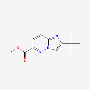 Methyl 2-tert-butylimidazo[1,2-b]pyridazine-6-carboxylate