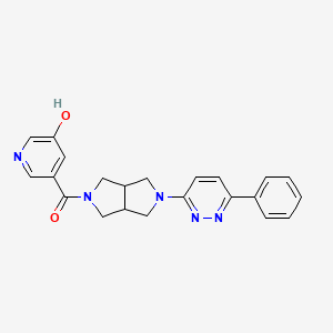 5-[5-(6-Phenylpyridazin-3-yl)-octahydropyrrolo[3,4-c]pyrrole-2-carbonyl]pyridin-3-ol