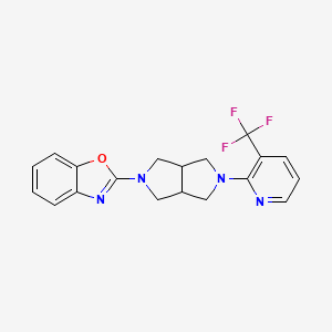 2-{5-[3-(Trifluoromethyl)pyridin-2-yl]-octahydropyrrolo[3,4-c]pyrrol-2-yl}-1,3-benzoxazole