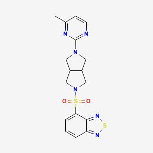 4-{[5-(4-Methylpyrimidin-2-yl)-octahydropyrrolo[3,4-c]pyrrol-2-yl]sulfonyl}-2,1,3-benzothiadiazole