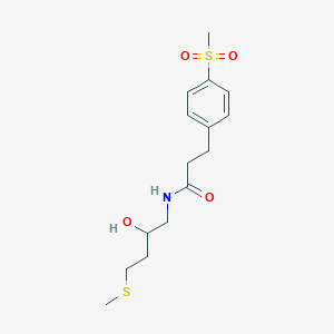 N-[2-hydroxy-4-(methylsulfanyl)butyl]-3-(4-methanesulfonylphenyl)propanamide