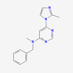 N-benzyl-N-methyl-6-(2-methyl-1H-imidazol-1-yl)pyrimidin-4-amine