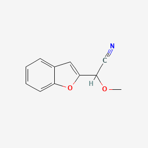 2-(1-Benzofuran-2-YL)-2-methoxyacetonitrile