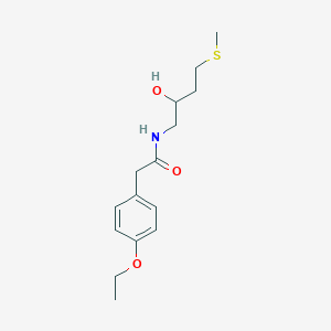 2-(4-ethoxyphenyl)-N-[2-hydroxy-4-(methylsulfanyl)butyl]acetamide