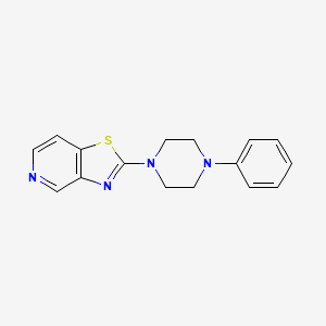 1-Phenyl-4-{[1,3]thiazolo[4,5-c]pyridin-2-yl}piperazine