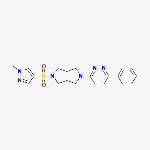 3-{5-[(1-methyl-1H-pyrazol-4-yl)sulfonyl]-octahydropyrrolo[3,4-c]pyrrol-2-yl}-6-phenylpyridazine