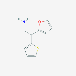 2-(Furan-2-yl)-2-(thiophen-2-yl)ethan-1-amine