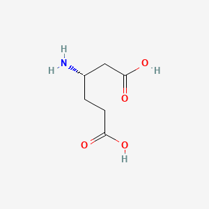 molecular formula C6H11NO4 B1225019 (3S)-3-aminohexanedioic acid CAS No. 32908-48-8