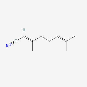 molecular formula C10H15N B1225042 3,7-Dimethylocta-2,6-dienenitrile CAS No. 5146-66-7