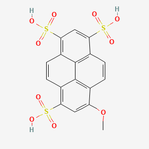 molecular formula C17H12O10S3 B1225076 8-methoxypyrene-1,3,6-trisulfonic Acid CAS No. 121879-12-7