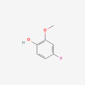 molecular formula C7H7FO2 B1225191 4-氟-2-甲氧基苯酚 CAS No. 450-93-1
