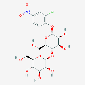molecular formula C18H24ClNO13 B122525 2-氯-4-硝基苯基麦芽糖苷 CAS No. 143206-27-3