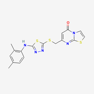 7-[[[5-(2,4-Dimethylanilino)-1,3,4-thiadiazol-2-yl]thio]methyl]-5-thiazolo[3,2-a]pyrimidinone