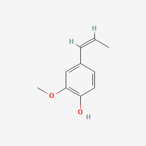 molecular formula C10H12O2 B1225279 cis-Isoeugenol CAS No. 5912-86-7