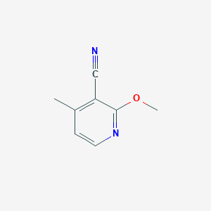 molecular formula C8H8N2O B122532 2-甲氧基-4-甲基烟腈 CAS No. 149379-71-5