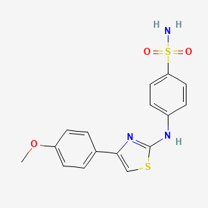 4-[[4-(4-Methoxyphenyl)-2-thiazolyl]amino]benzenesulfonamide