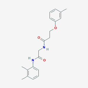 molecular formula C20H24N2O3 B1225404 N-[2-(2,3-二甲苯胺基)-2-氧代乙基]-3-(3-甲基苯氧基)丙酰胺 