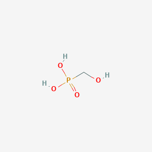 molecular formula CH5O4P B122544 (Hydroxymethyl)phosphonic acid CAS No. 2617-47-2