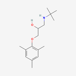 molecular formula C16H27NO2 B1225445 1-(叔丁基氨基)-3-(2,4,6-三甲基苯氧基)-2-丙醇 