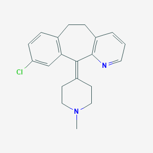 molecular formula C20H21ClN2 B122545 8-脱氯-9-氯-N-甲基去氯雷他定 CAS No. 38092-88-5