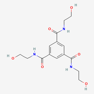 molecular formula C15H21N3O6 B1225459 1-N,3-N,5-N-tris(2-hydroxyethyl)benzene-1,3,5-tricarboxamide CAS No. 37988-18-4