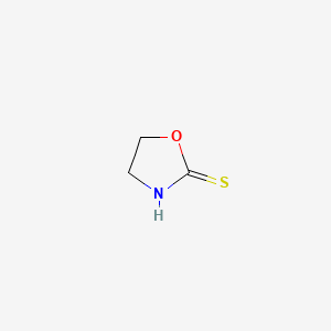 molecular formula C3H5NOS B1225483 1,3-Oxazolidine-2-thione CAS No. 5840-81-3