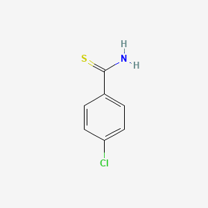 molecular formula C7H6ClNS B1225484 4-氯硫代苯甲酰胺 CAS No. 2521-24-6