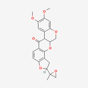 molecular formula C23H22O7 B1225579 6',7'-Epoxyrotenone CAS No. 36375-25-4
