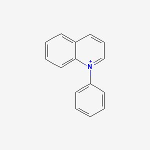 molecular formula C15H12N+ B1225607 1-Phenylquinolinium 