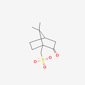 molecular formula C10H15O4S- B1225609 Camphorsulfonate anion 