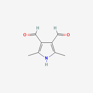 molecular formula C8H9NO2 B1225621 2,5-二甲基-1H-吡咯-3,4-二甲醛 CAS No. 56139-74-3