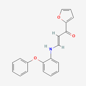 1-(2-Furyl)-3-[(2-phenoxyphenyl)amino]-2-propen-1-one