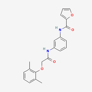 N-[3-[[2-(2,6-dimethylphenoxy)-1-oxoethyl]amino]phenyl]-2-furancarboxamide
