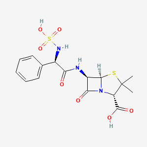 molecular formula C16H19N3O7S2 B1225666 Suncillin CAS No. 22164-94-9