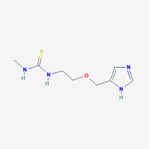 molecular formula C8H14N4OS B1225765 Oxaburimamide 