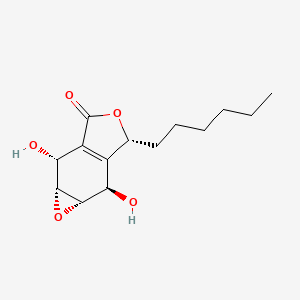molecular formula C14H20O5 B1225770 Integrasone CAS No. 689278-00-0