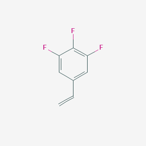 molecular formula C8H5F3 B122578 5-Ethenyl-1,2,3-trifluorobenzene CAS No. 159294-99-2