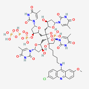2-Methoxy-6-chloro-9-aminoacridinyl-N-pentamethylene tetrathymidylic acid