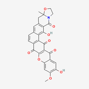 molecular formula C28H19NO9 B1225790 抗生素 167A CAS No. 113537-08-9