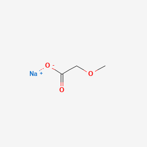 molecular formula C3H5NaO3 B1225805 Sodium methoxyacetate CAS No. 50402-70-5