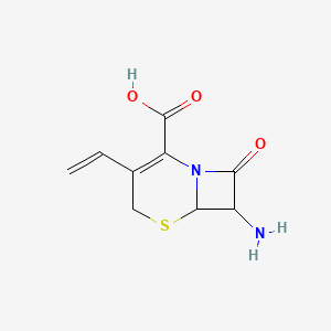 molecular formula C9H10N2O3S B1225810 7-Amino-3-vinyl-3-cephem-4-carboxylic acid 