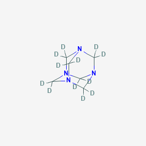 molecular formula C6H12N4 B122582 十二氘代六亚甲基四胺 CAS No. 23304-08-7