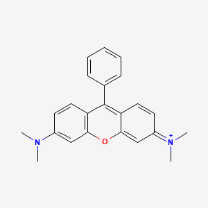 molecular formula C23H23N2O+ B1225841 N,N'-Tetramethyl-rosamine 