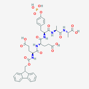 molecular formula C40H46N5O16P B122587 Fmoc-eey(P)AA CAS No. 151957-36-7