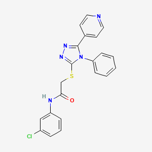 molecular formula C21H16ClN5OS B1225881 Neurokinin-1 Receptor Antagonist CAS No. 337505-63-2
