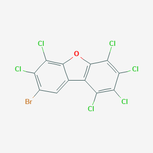 B012259 8-Bromo-1,2,3,4,6,7-hexachlorodibenzofuran CAS No. 107207-47-6