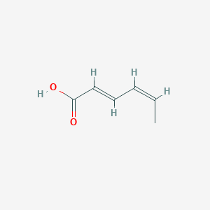 molecular formula C6H8O2 B1225922 (2E,4Z)-己二烯酸 CAS No. 30361-30-9