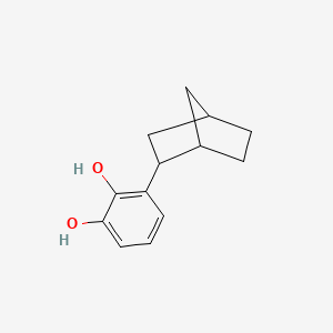 molecular formula C13H16O2 B1225954 3-Bicyclo[2.2.1]hept-2-yl-benzene-1,2-diol 
