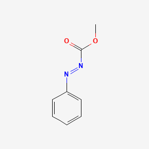 molecular formula C8H8N2O2 B1225974 Methyl phenylazoformate CAS No. 2207-96-7