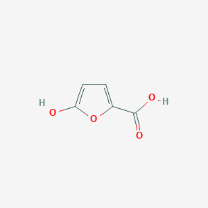 molecular formula C5H4O4 B1226000 5-hydroxyfuran-2-carboxylic Acid 